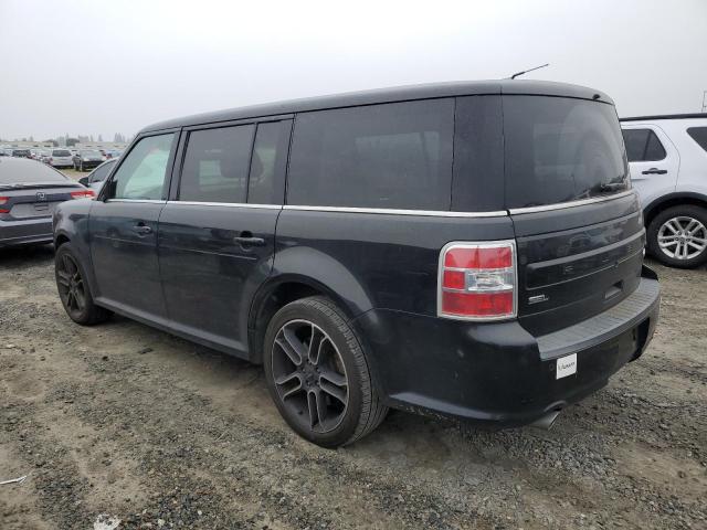 2FMGK5C86DBD32306 - 2013 FORD FLEX SEL BLACK photo 2