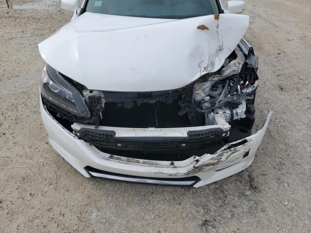 1HGCR3F8XDA022767 - 2013 HONDA ACCORD EXL WHITE photo 11