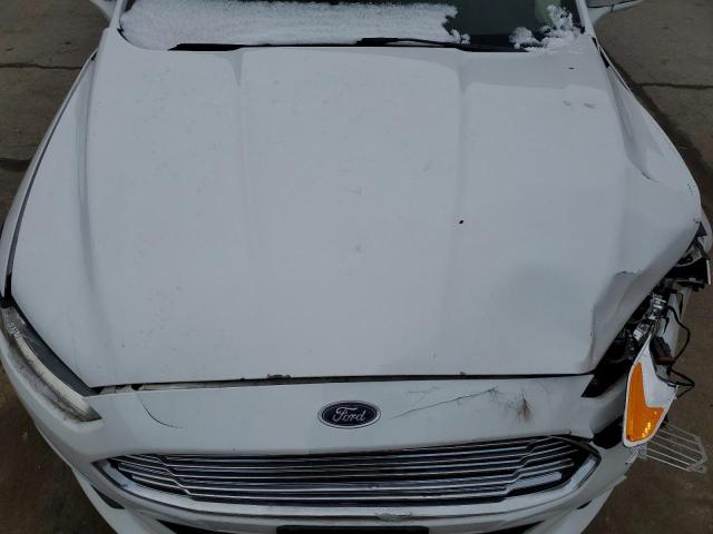 3FA6P0HR9DR331048 - 2013 FORD FUSION SE WHITE photo 11