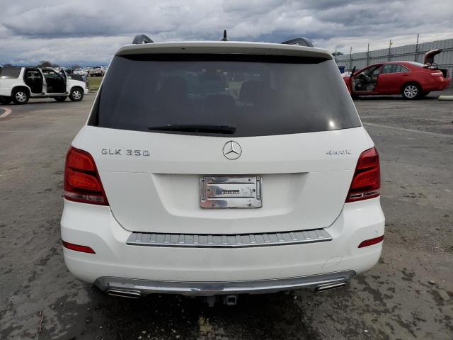 WDCGG8JB5FG377149 - 2015 MERCEDES-BENZ GLK 350 4MATIC WHITE photo 6