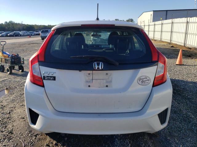 3HGGK5H50FM743500 - 2015 HONDA FIT LX WHITE photo 6