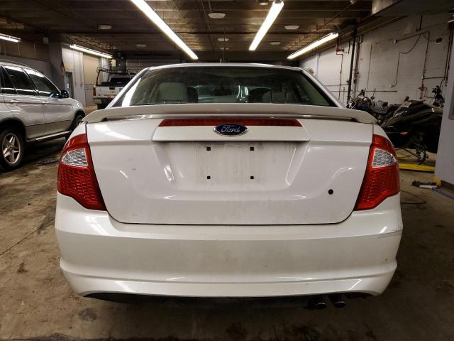 3FAHP0HA6CR390995 - 2012 FORD FUSION SE WHITE photo 6