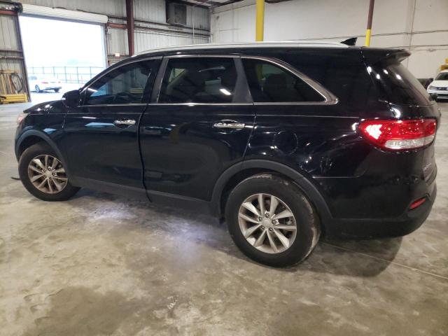 5XYPG4A39JG350619 - 2018 KIA SORENTO LX BLACK photo 2