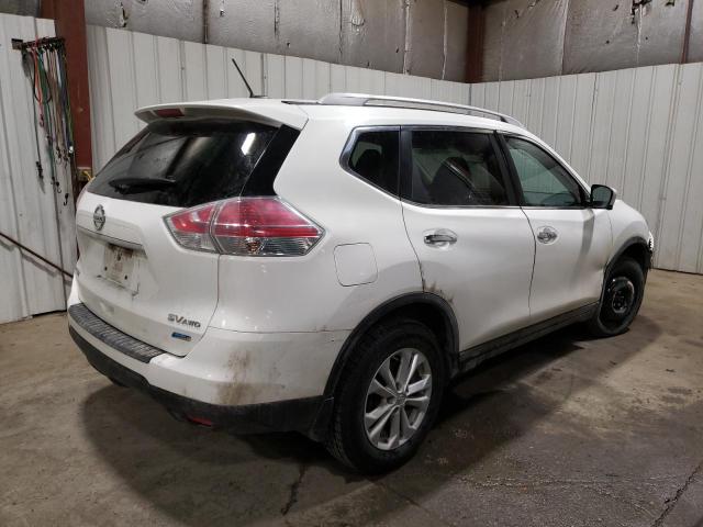 5N1AT2MVXEC782452 - 2014 NISSAN ROGUE S WHITE photo 3