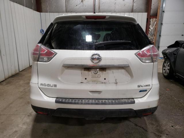 5N1AT2MVXEC782452 - 2014 NISSAN ROGUE S WHITE photo 6