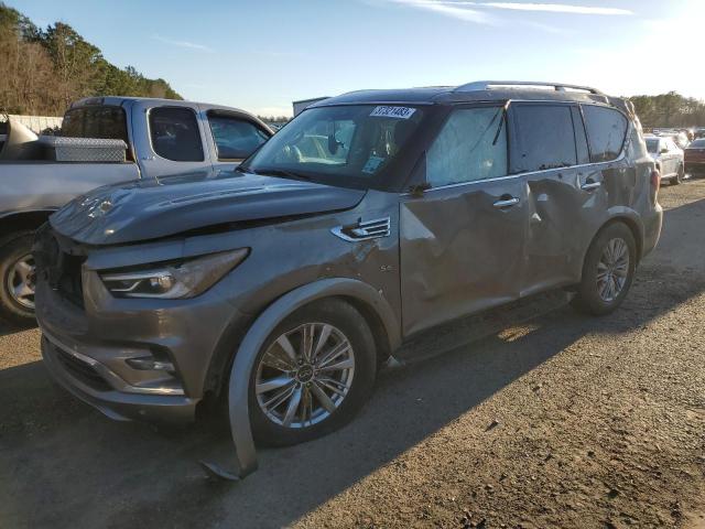 JN8AZ2NF7K9681733 - 2019 INFINITI QX80 LUXE GRAY photo 1