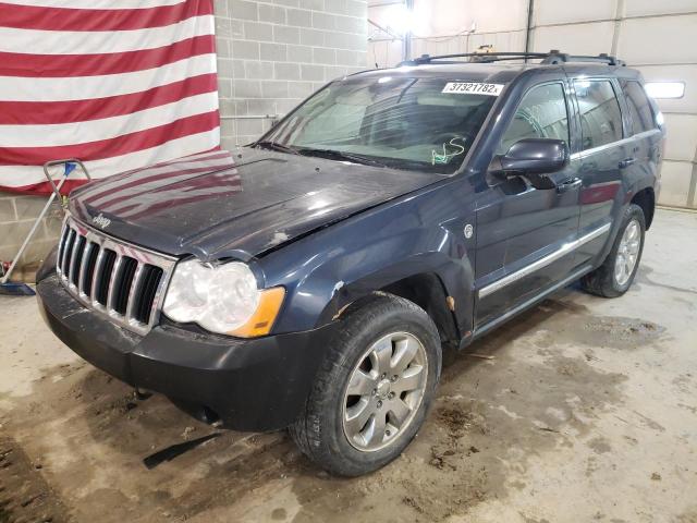 1J8HR58T89C508371 - 2009 JEEP GRAND CHER LIMITED BLUE photo 2