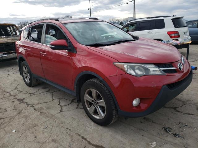 2T3WFREV6FW191946 - 2015 TOYOTA RAV4 XLE RED photo 4