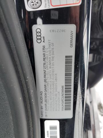 WAUH3AFC3JN036946 - 2018 AUDI A6 PRESTIGE შავი ფოტო 13