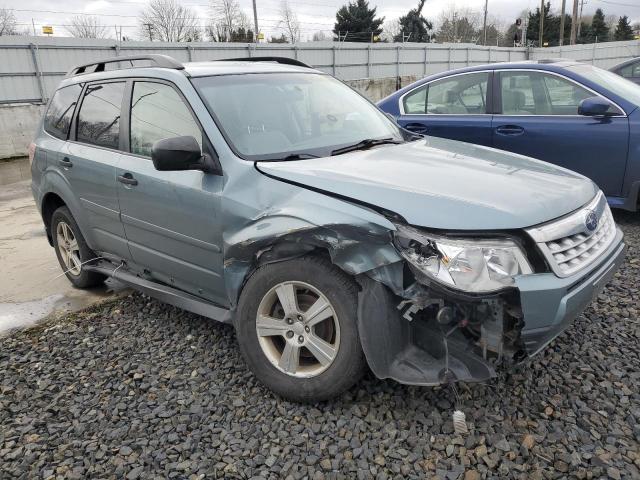 JF2SHABC9DH414675 - 2013 SUBARU FORESTER 2.5X BLUE photo 4