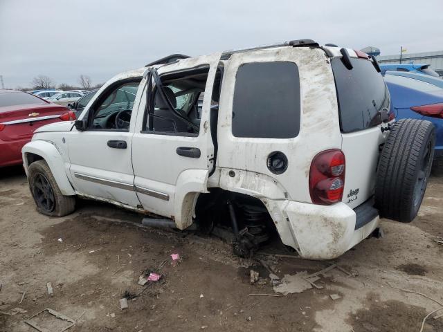 1J8GL58K15W626338 - 2005 JEEP LIBERTY LIMITED WHITE photo 2