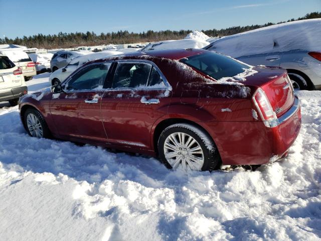 2C3CCAKT1EH253191 - 2014 CHRYSLER 300C MAROON photo 2