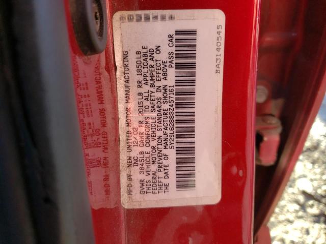 5Y2SL62883Z457161 - 2003 PONTIAC VIBE RED photo 12