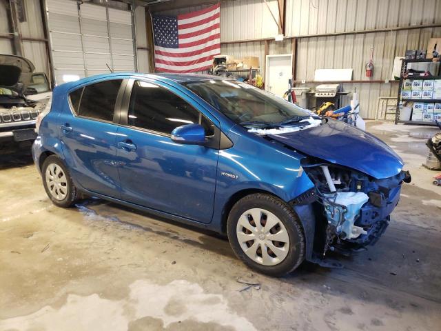 JTDKDTB33D1550864 - 2013 TOYOTA PRIUS C BLUE photo 4