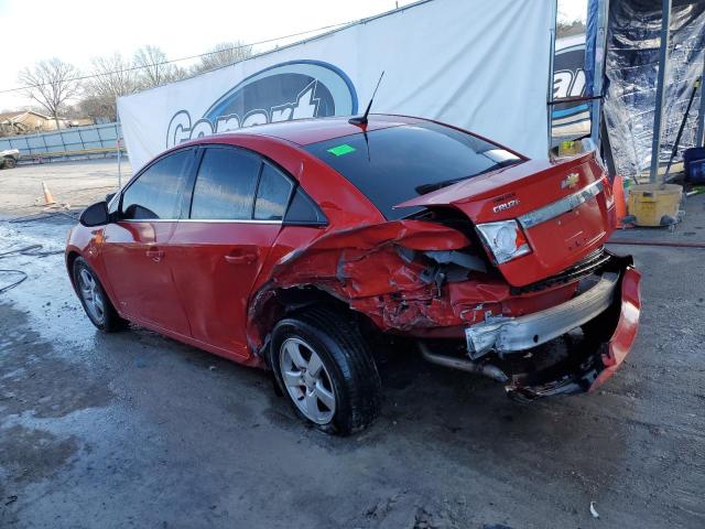 1G1PE5SB4D7257941 - 2013 CHEVROLET CRUZE LT RED photo 2