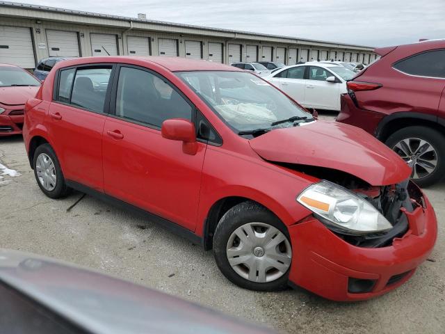 3N1BC1CP5CK231765 - 2012 NISSAN VERSA S RED photo 4