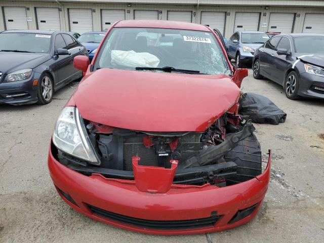 3N1BC1CP5CK231765 - 2012 NISSAN VERSA S RED photo 5