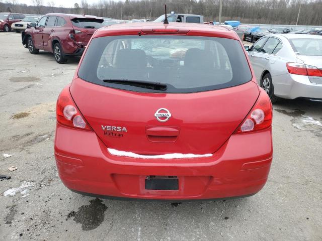 3N1BC1CP5CK231765 - 2012 NISSAN VERSA S RED photo 6