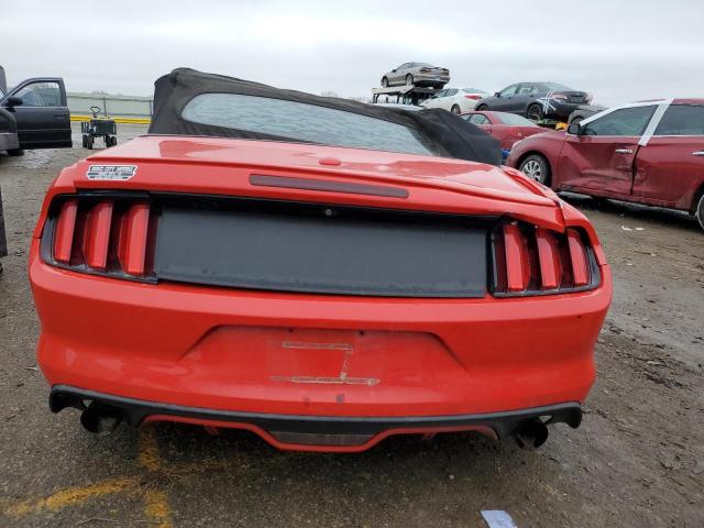 1FATP8UH3F5359559 - 2015 FORD MUSTANG RED photo 6