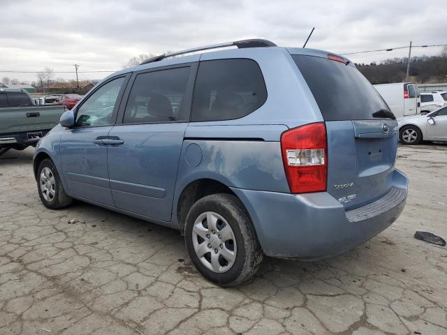 KNDMB133796295969 - 2009 KIA SEDONA BLUE photo 2