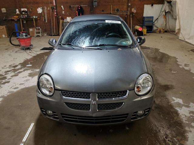 1B3ES56C15D225317 - 2005 DODGE NEON SXT GRAY photo 5