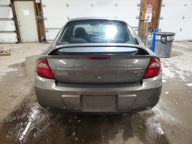 1B3ES56C15D225317 - 2005 DODGE NEON SXT GRAY photo 6