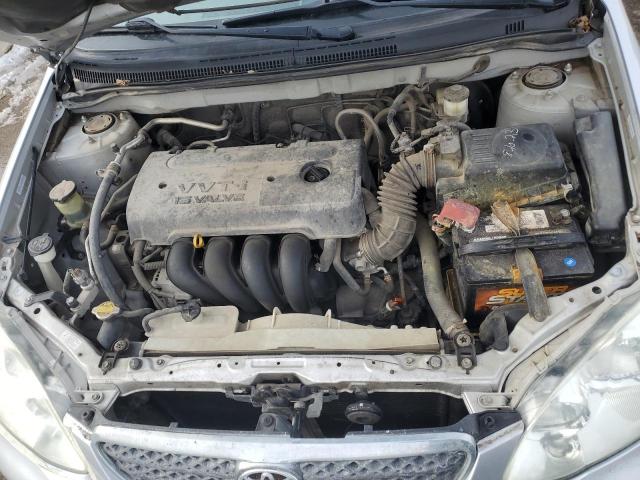 1NXBR32E86Z757458 - 2006 TOYOTA COROLLA CE SILVER photo 11