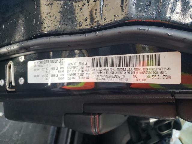 1C4PJMBS8FW514251 - 2015 JEEP CHEROKEE TRAILHAWK BLACK photo 14