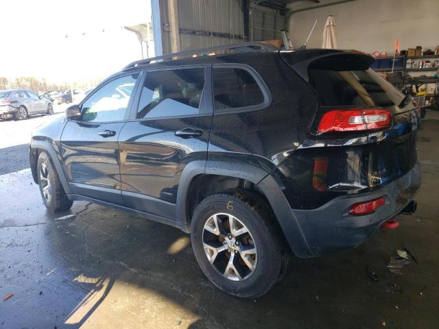 1C4PJMBS8FW514251 - 2015 JEEP CHEROKEE TRAILHAWK BLACK photo 2
