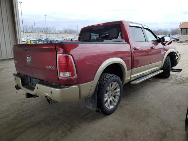 1C6RR7PT7DS547693 - 2013 RAM 1500 LONGHORN RED photo 3