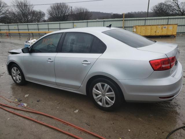 3VWLA7AJ1FM409914 - 2015 VOLKSWAGEN JETTA TDI SILVER photo 2