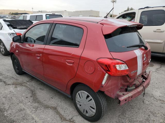 ML32A3HJ2HH011781 - 2017 MITSUBISHI MIRAGE ES RED photo 2