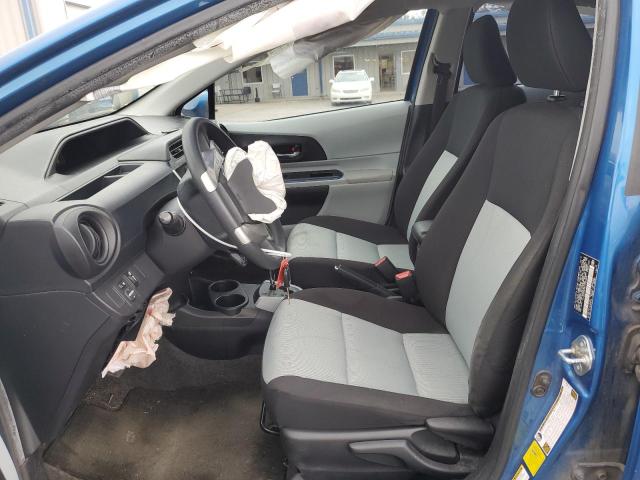 JTDKDTB39D1055469 - 2013 TOYOTA PRIUS C BLUE photo 7