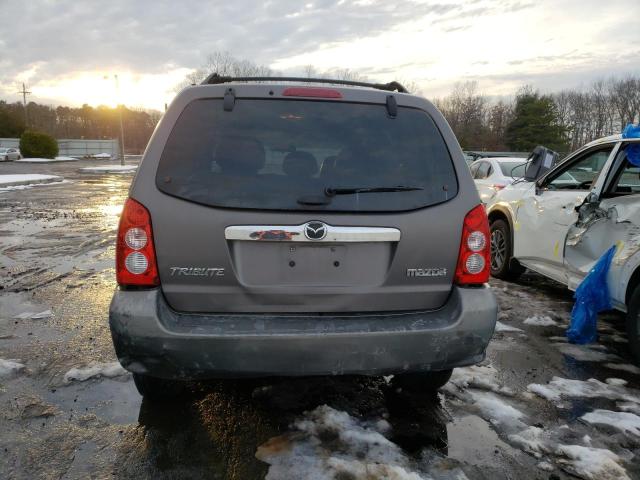 4F2YZ02Z16KM07505 - 2006 MAZDA TRIBUTE I GRAY photo 6