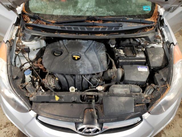 KMHDH4AE2DU753602 - 2013 HYUNDAI ELANTRA GLS SILVER photo 11