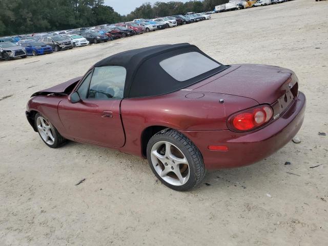 JM1NB353030300646 - 2003 MAZDA MIATA BASE MAROON photo 2