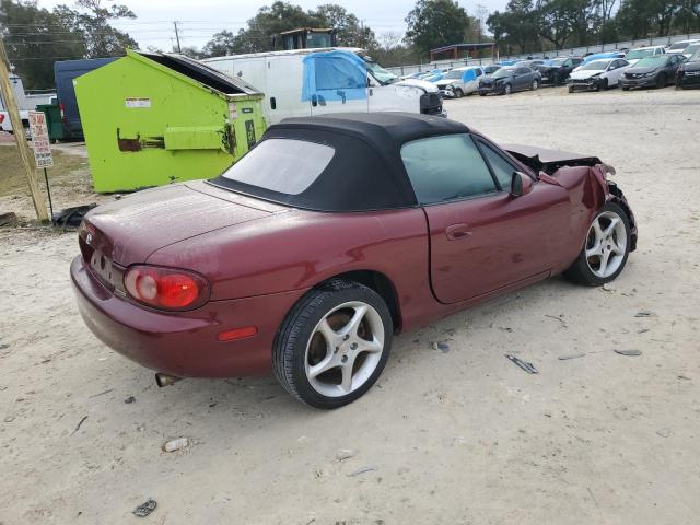 JM1NB353030300646 - 2003 MAZDA MIATA BASE MAROON photo 3