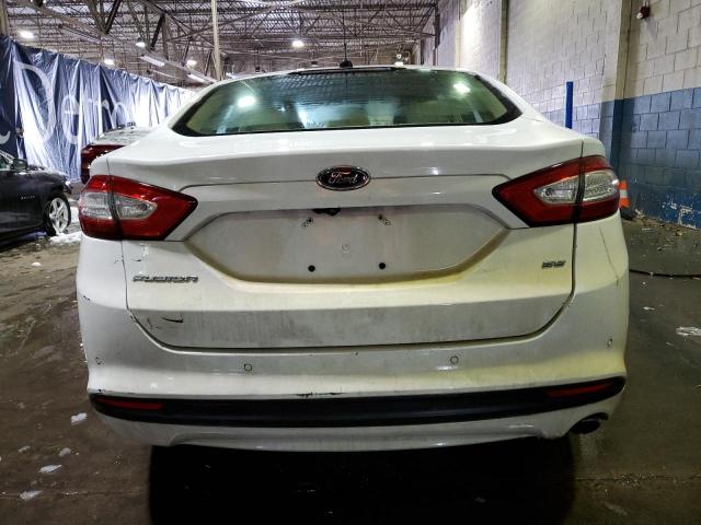 3FA6P0H74GR392522 - 2016 FORD FUSION SE WHITE photo 6