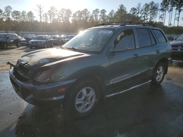 KM8SC13D02U218581 - 2002 HYUNDAI SANTA FE GLS GREEN photo 1