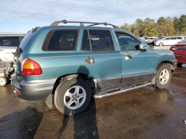 KM8SC13D02U218581 - 2002 HYUNDAI SANTA FE GLS GREEN photo 3