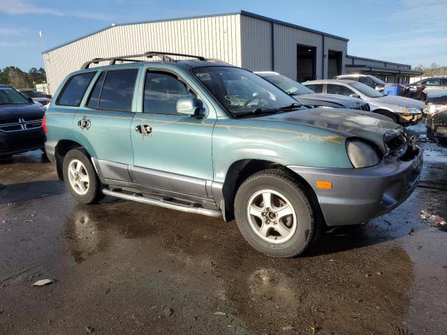 KM8SC13D02U218581 - 2002 HYUNDAI SANTA FE GLS GREEN photo 4