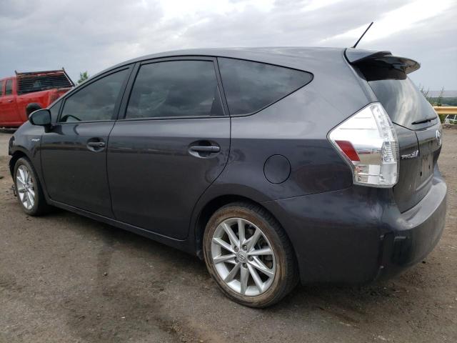 JTDZN3EU1EJ015274 - 2014 TOYOTA PRIUS V GRAY photo 2