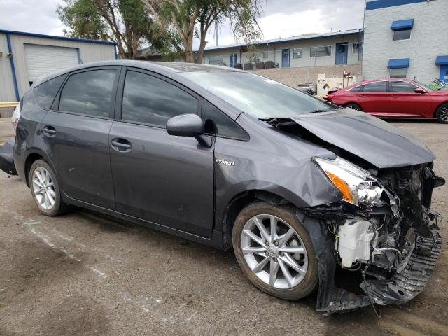 JTDZN3EU1EJ015274 - 2014 TOYOTA PRIUS V GRAY photo 4