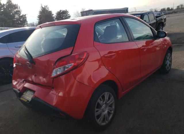 JM1DE1KY0D0166018 - 2013 MAZDA MAZDA2 RED photo 3