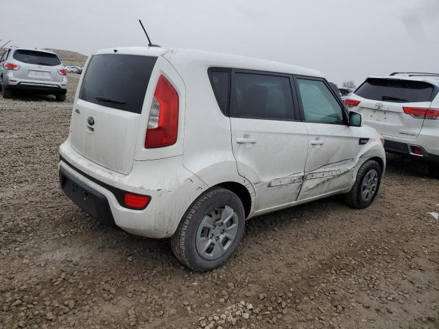 KNDJT2A5XD7538686 - 2013 KIA SOUL WHITE photo 3