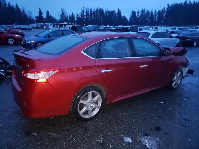 3N1AB7AP1EY283835 - 2014 NISSAN SENTRA S RED photo 3