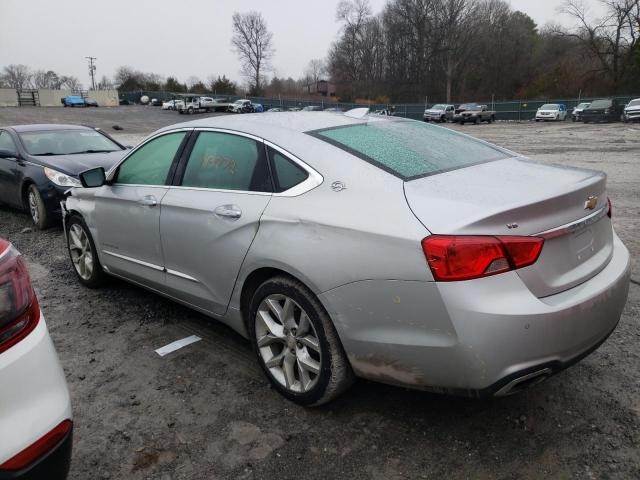 2G1125S36J9163304 - 2018 CHEVROLET IMPALA PREMIER SILVER photo 2