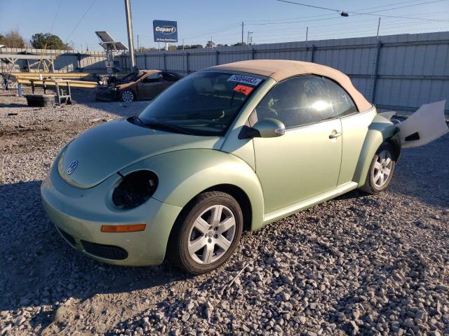 3VWRF31Y57M407506 - 2007 VOLKSWAGEN NEW BEETLE CONVERTIBLE OPTION PACKAGE 1 GREEN photo 1