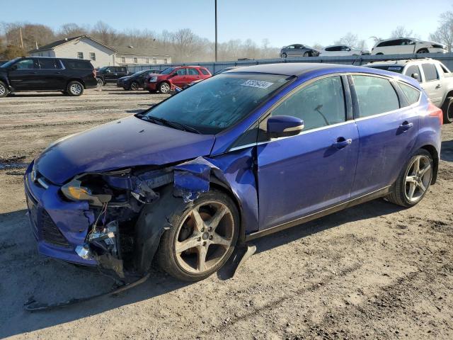 1FADP3N28DL187555 - 2013 FORD FOCUS TITANIUM BLUE photo 1