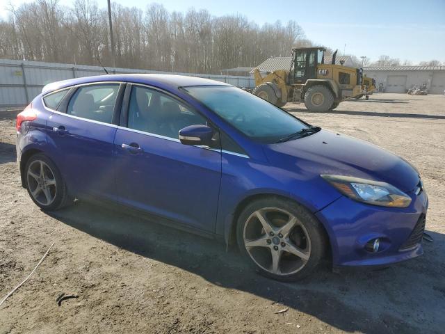 1FADP3N28DL187555 - 2013 FORD FOCUS TITANIUM BLUE photo 4